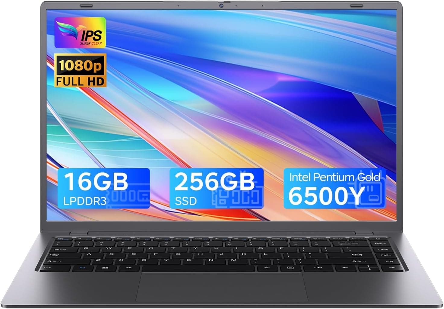 UOWAMOU 15.6-inch Laptop Computer, 16GB RAM, 512GB SSD, N5095 Quad Core